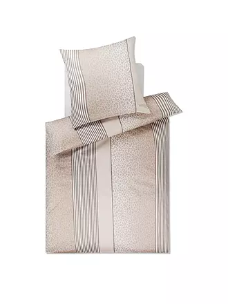 JOOP | Satin Bettwäsche LEO 70x90cm / 140x220cm Sand |
